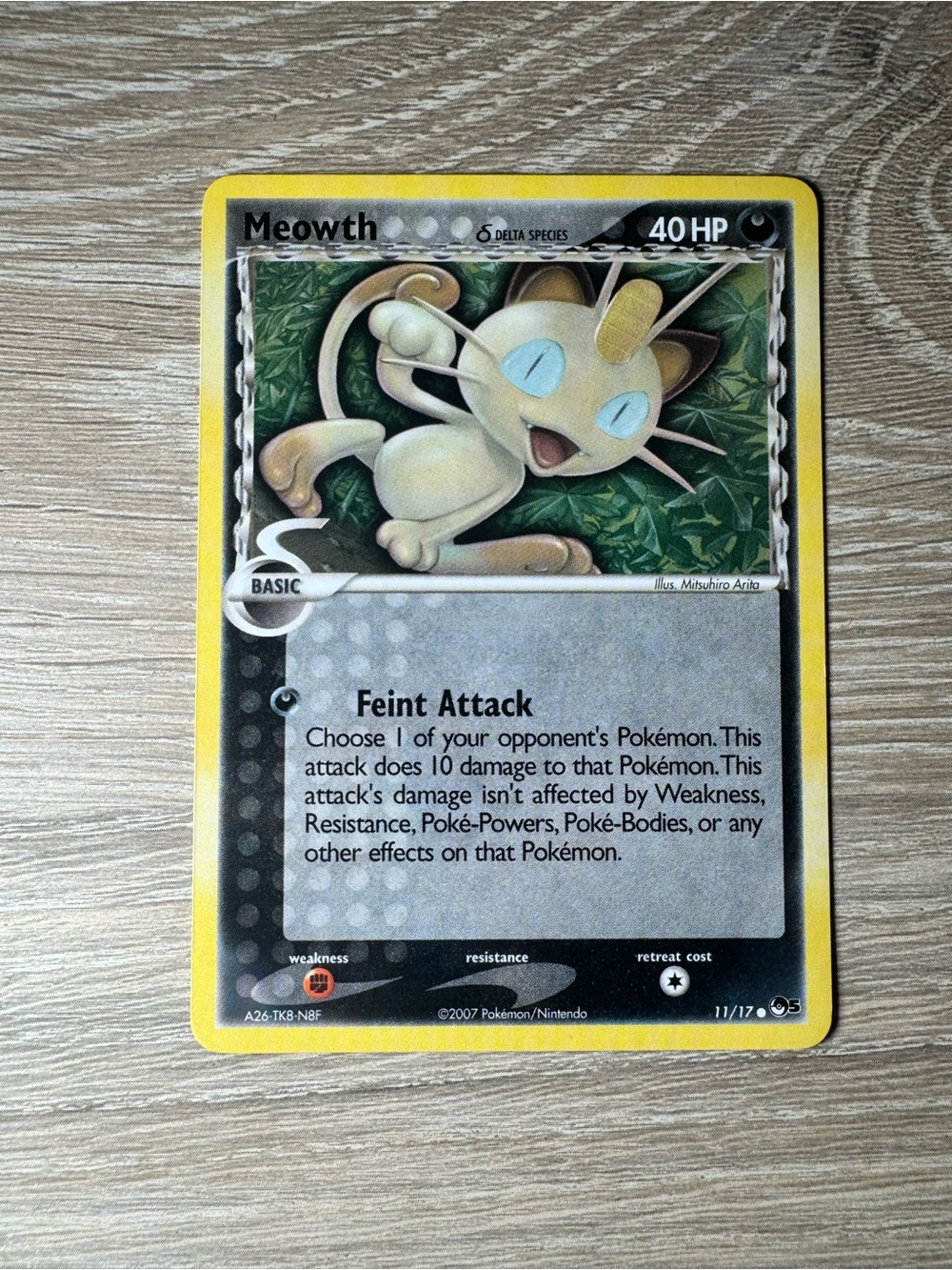 Meowth #11/17/Pokemon POP Series 5